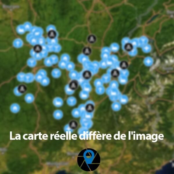 Cartes urbex Auvergne-Rhone-Alpes