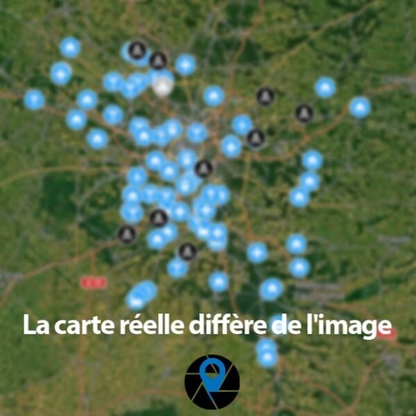 Cartes urbex Ile-de-France